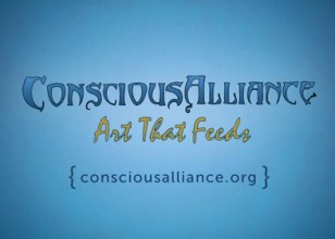 Conscious Alliance business cards (back) - (c) 2011 Allison Boozer design