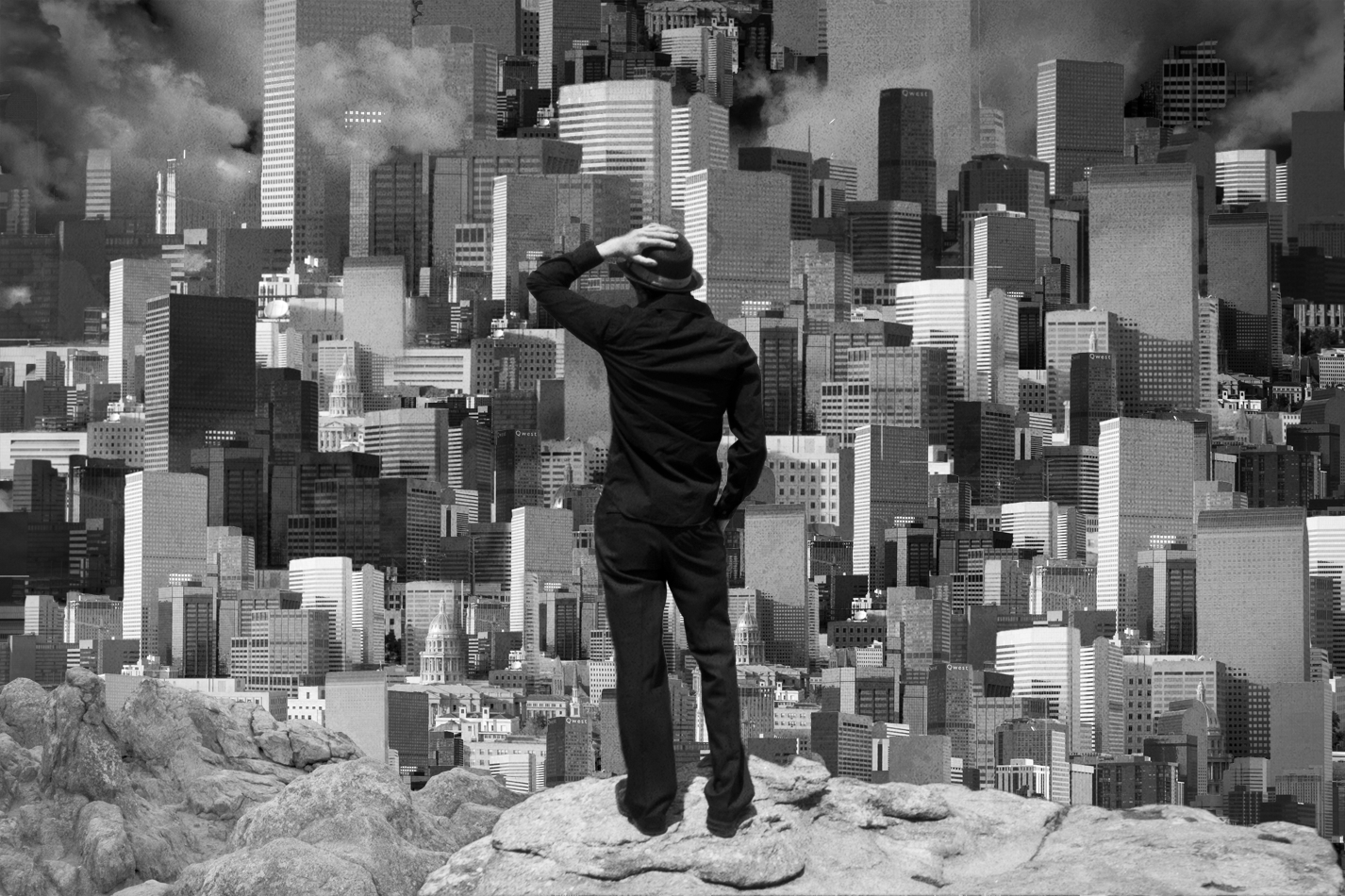 Destruction - Skyline "Skyline" - Destruction photo-illustration series by Allison Boozer